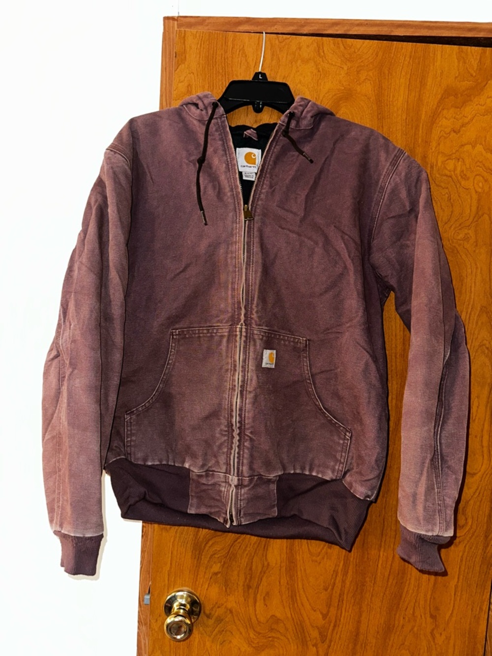 Carhartt Hooded Zip Jacket - Dusty Plum